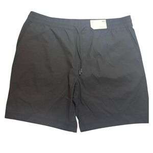 Stylus Men's Stretch Quick-Dri 8" XXL 2XL Shorts Black NWT